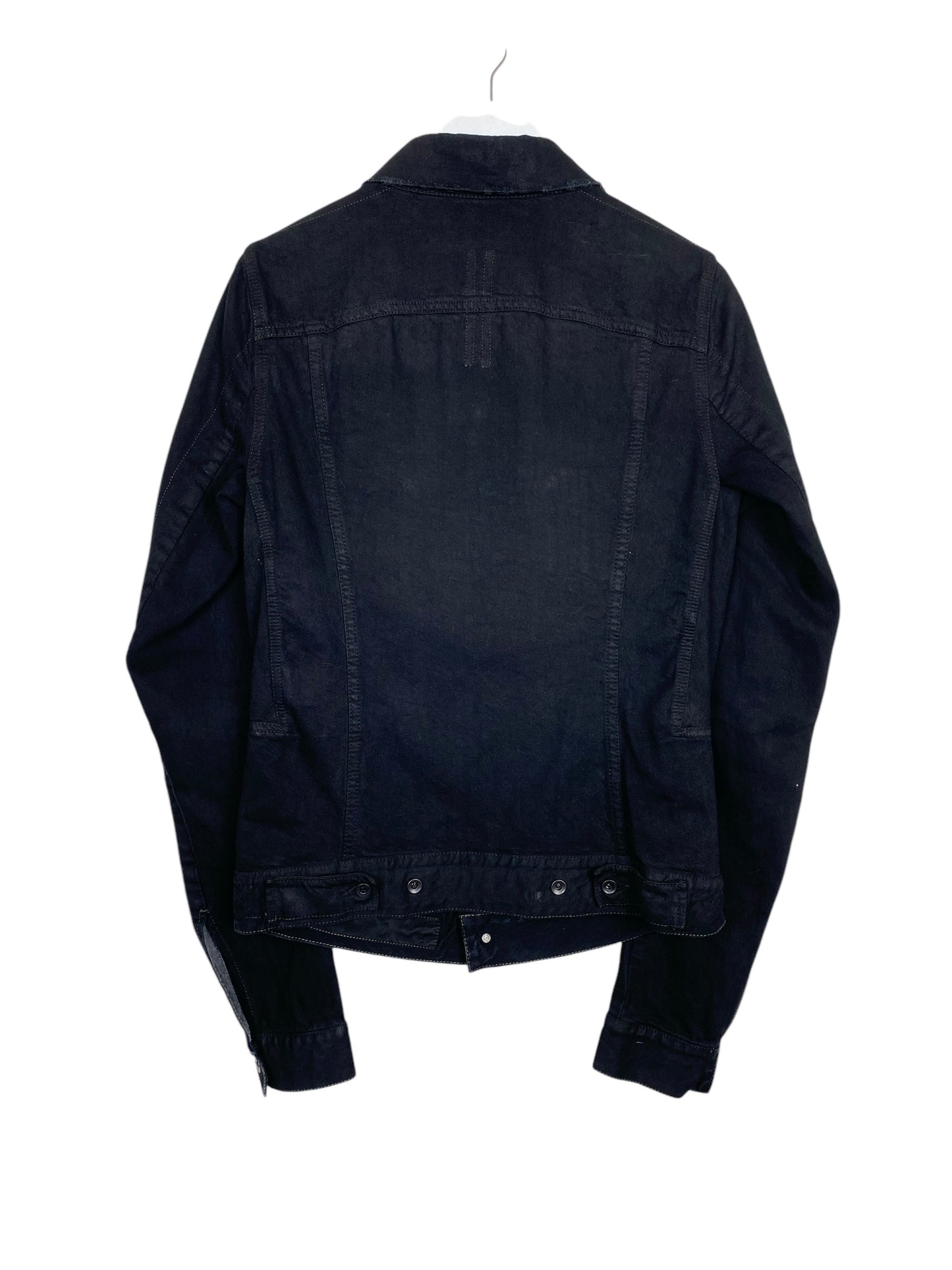 RICK OWENS DRKSHDW BLACK DENIM JACKET
