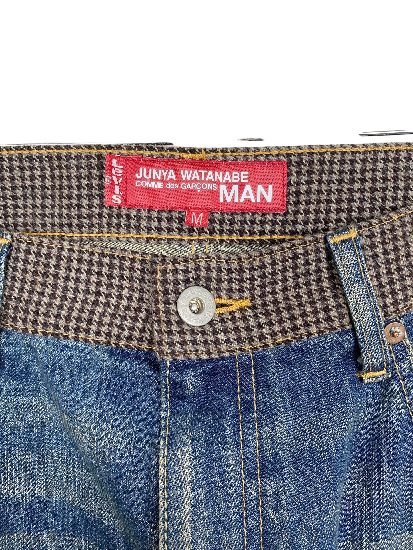 JUNYA WATANABE COMME DE GARCONS X LEVIS PATCHWORK DENIM JEAN