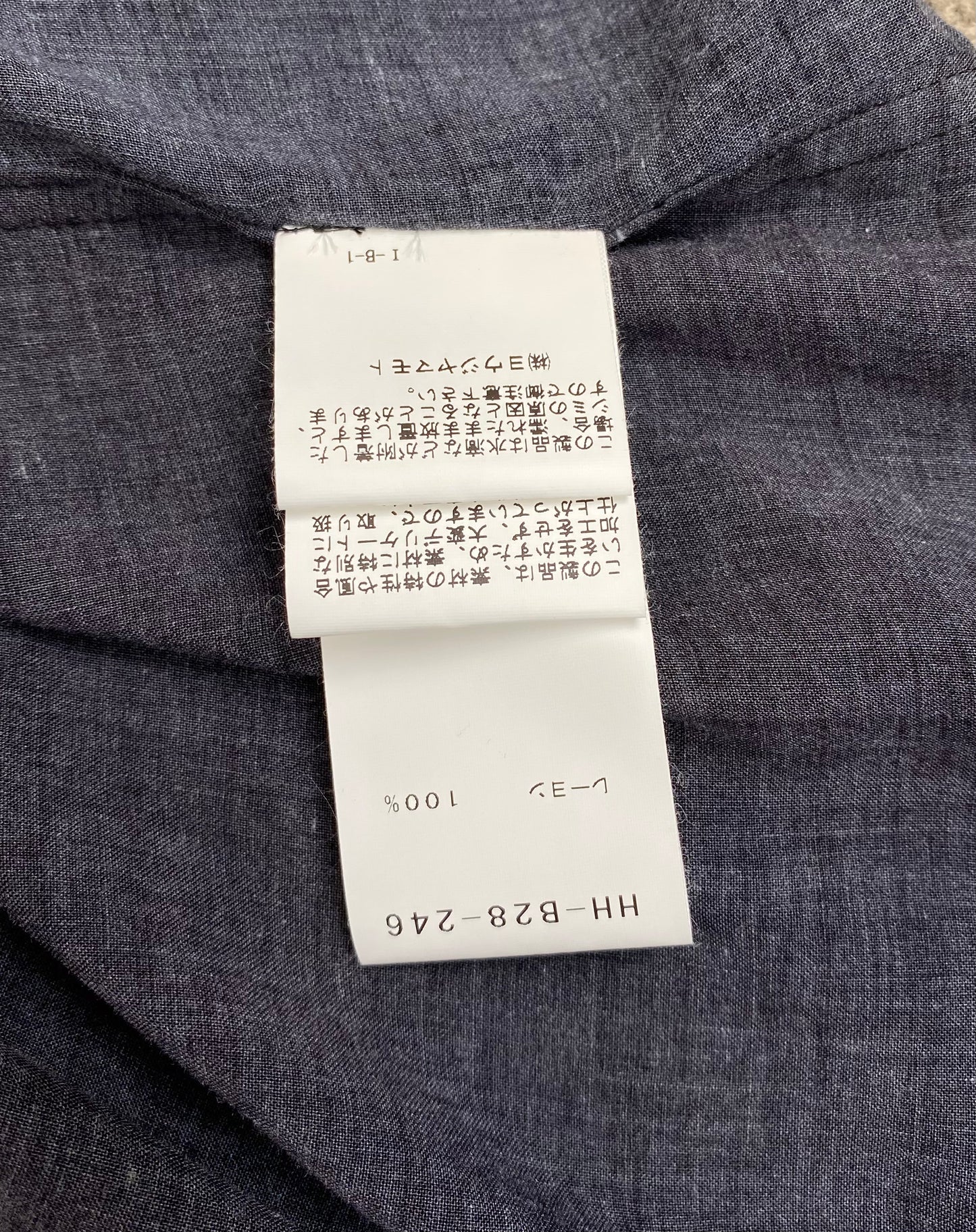 YOHJI YAMAMOTO BLACK SCANDAL SHIRT