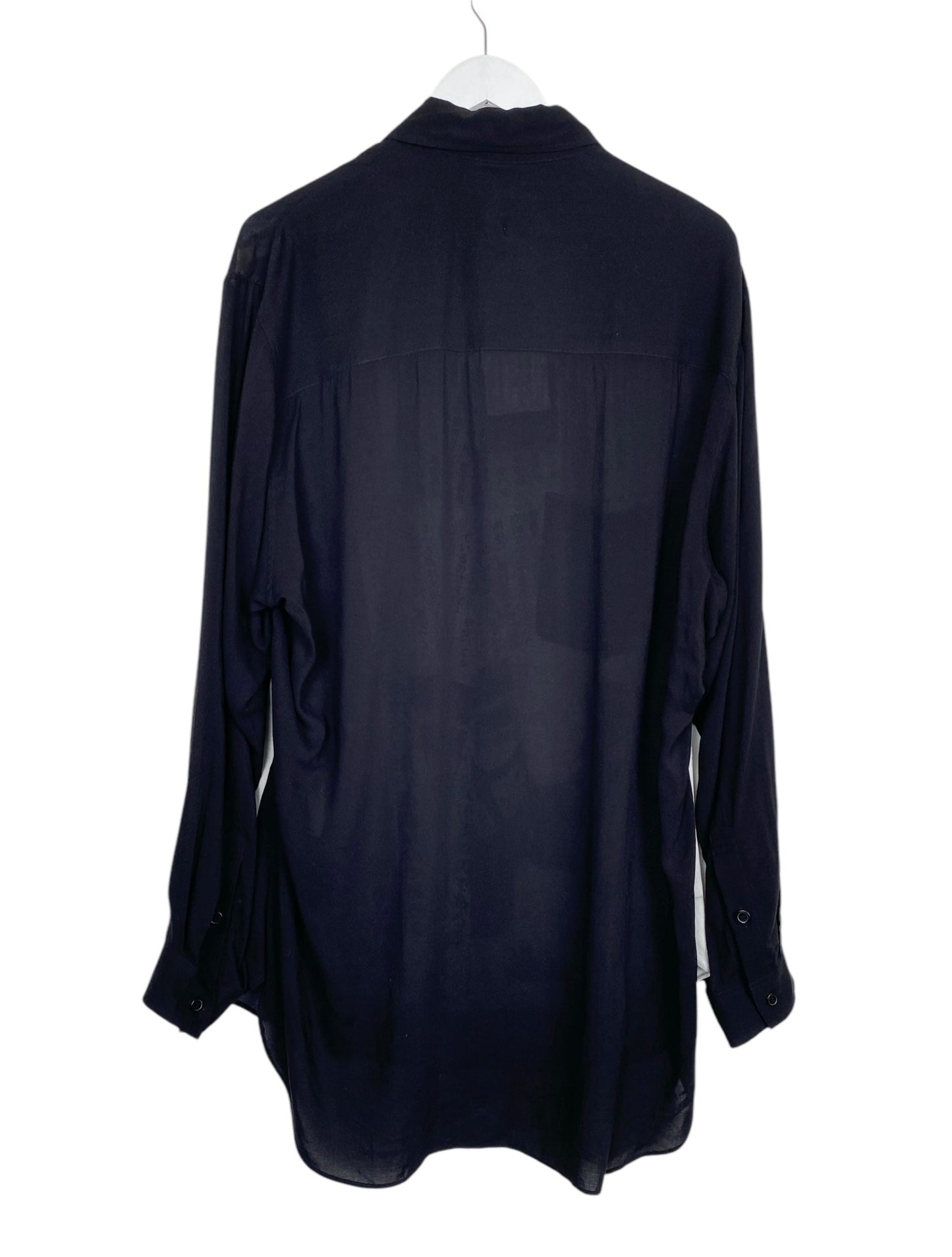 YOHJI YAMAMOTO BLACK SCANDAL SHIRT