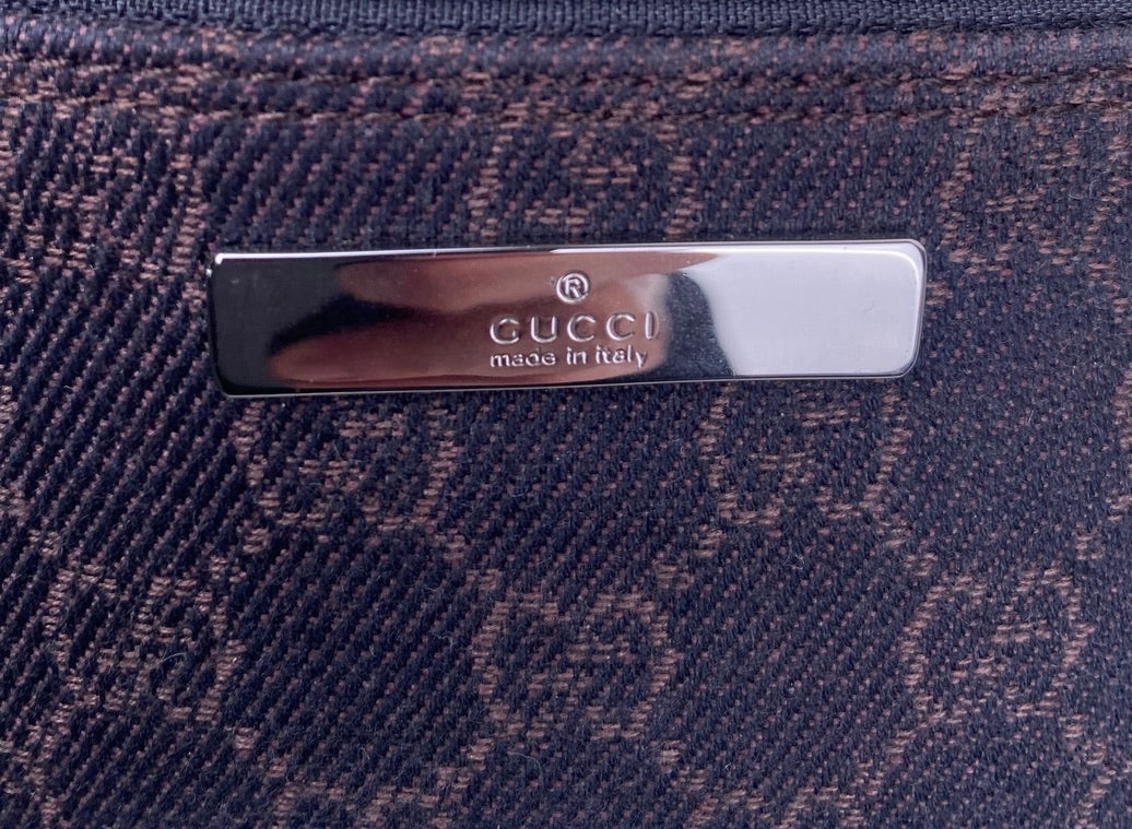 GUCCI POCHETTE GG MONOGRAM SHOULDER BAG