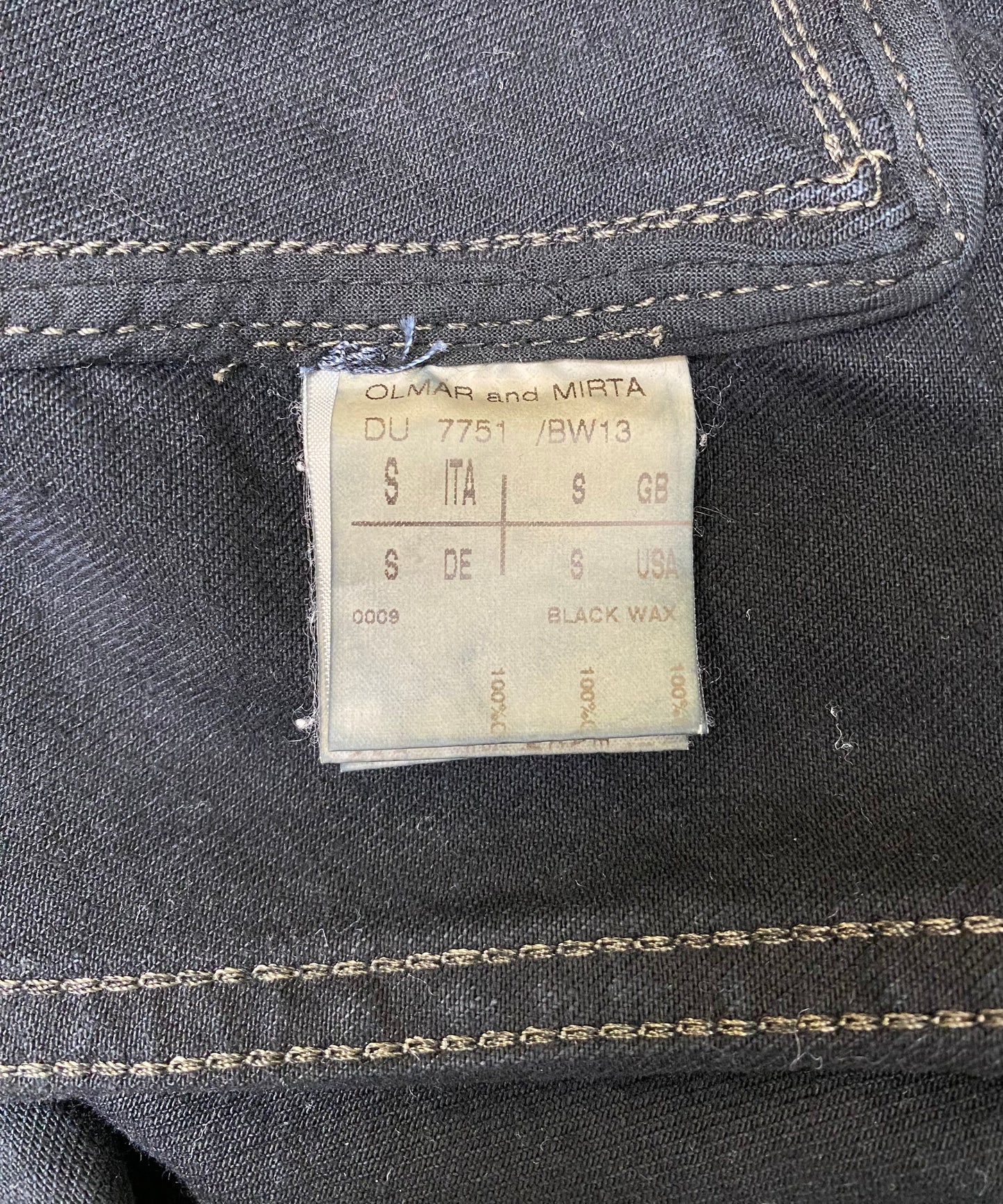 RICK OWENS DRKSHDW BLACK DENIM JACKET
