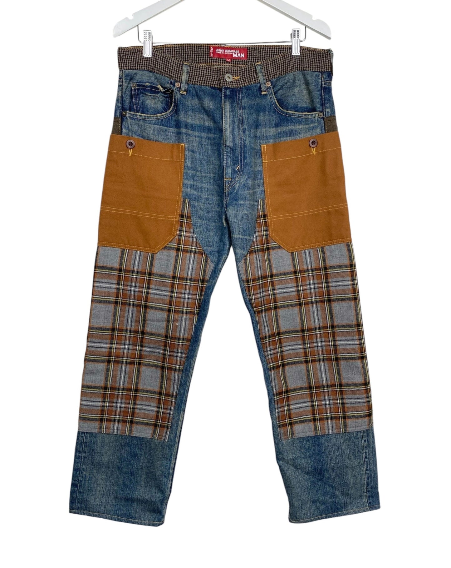 JUNYA WATANABE COMME DE GARCONS X LEVIS PATCHWORK DENIM JEAN