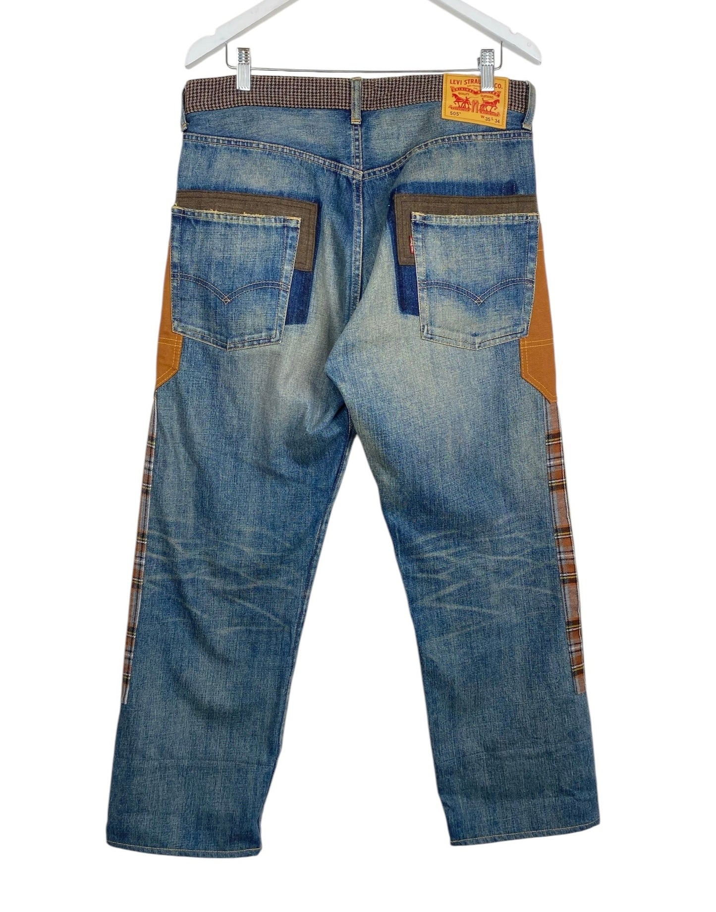 JUNYA WATANABE COMME DE GARCONS X LEVIS PATCHWORK DENIM JEAN