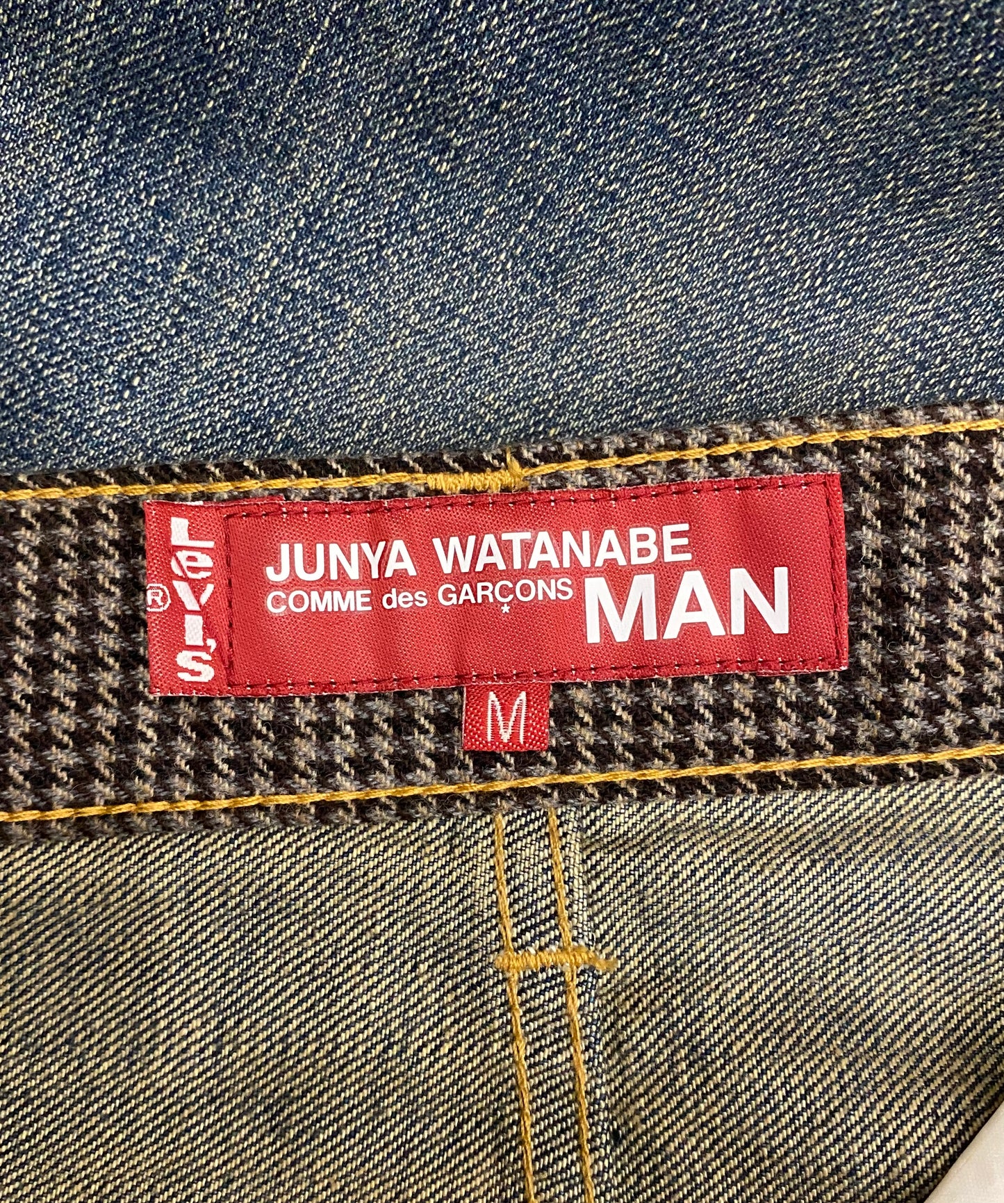 JUNYA WATANABE COMME DE GARCONS X LEVIS PATCHWORK DENIM JEAN