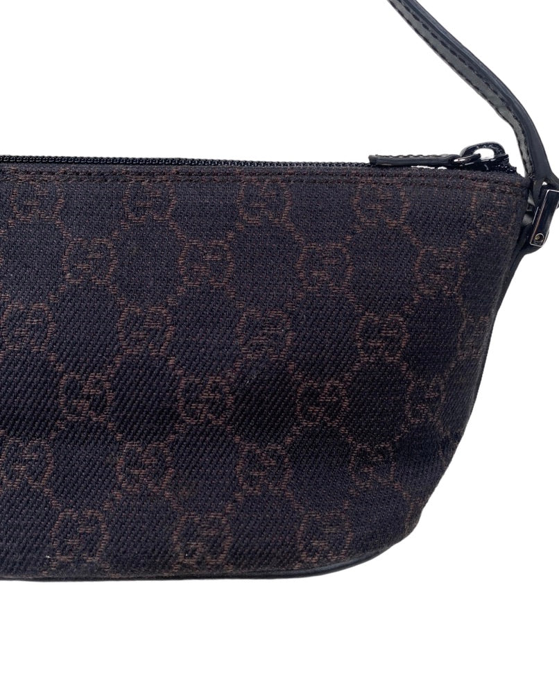 GUCCI POCHETTE GG MONOGRAM SHOULDER BAG