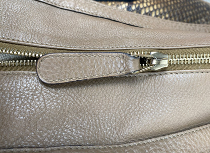 GUCCI Greenwich Hobo Python Shoulder Bag