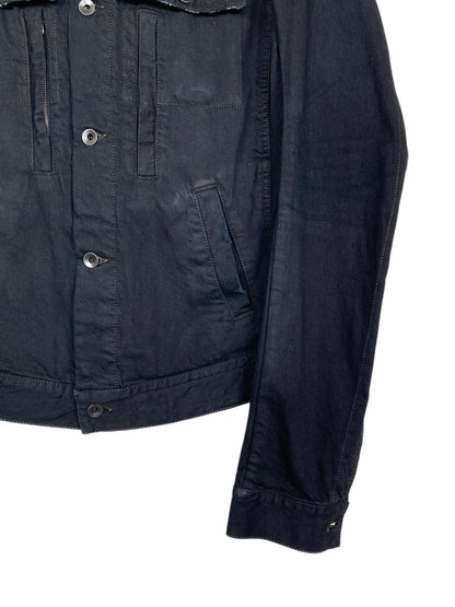 RICK OWENS DRKSHDW BLACK DENIM JACKET