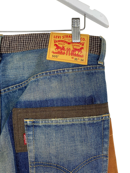 JUNYA WATANABE COMME DE GARCONS X LEVIS PATCHWORK DENIM JEAN