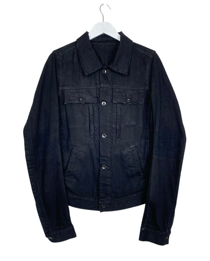 RICK OWENS DRKSHDW BLACK DENIM JACKET
