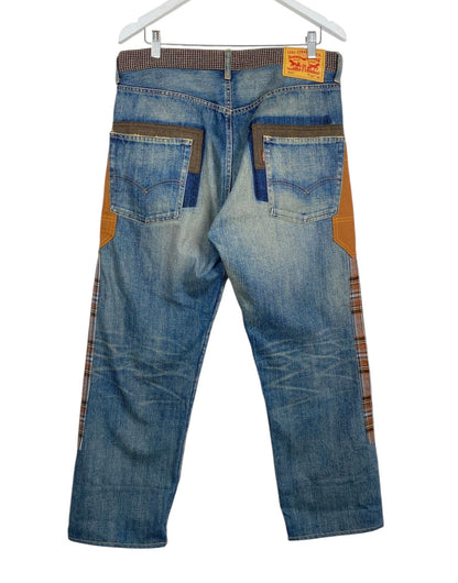 JUNYA WATANABE COMME DE GARCONS X LEVIS PATCHWORK DENIM JEAN