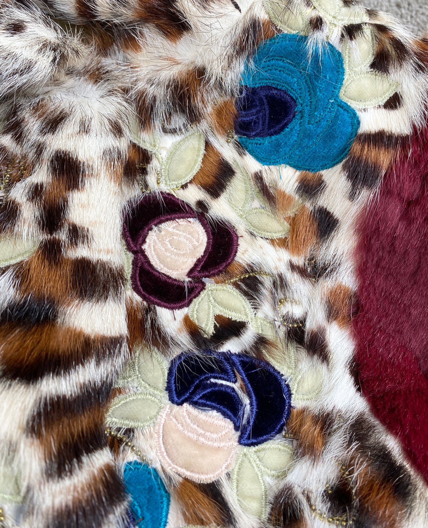 JOHN GALLIANO Fur Leopard print gilet