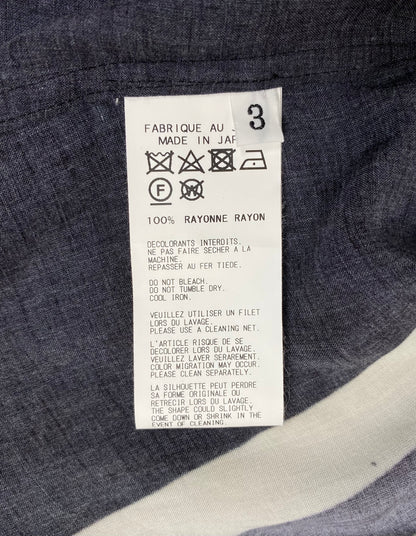 YOHJI YAMAMOTO BLACK SCANDAL SHIRT