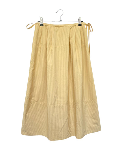 JIL SANDER Yellow Stripe Skirt Size XS