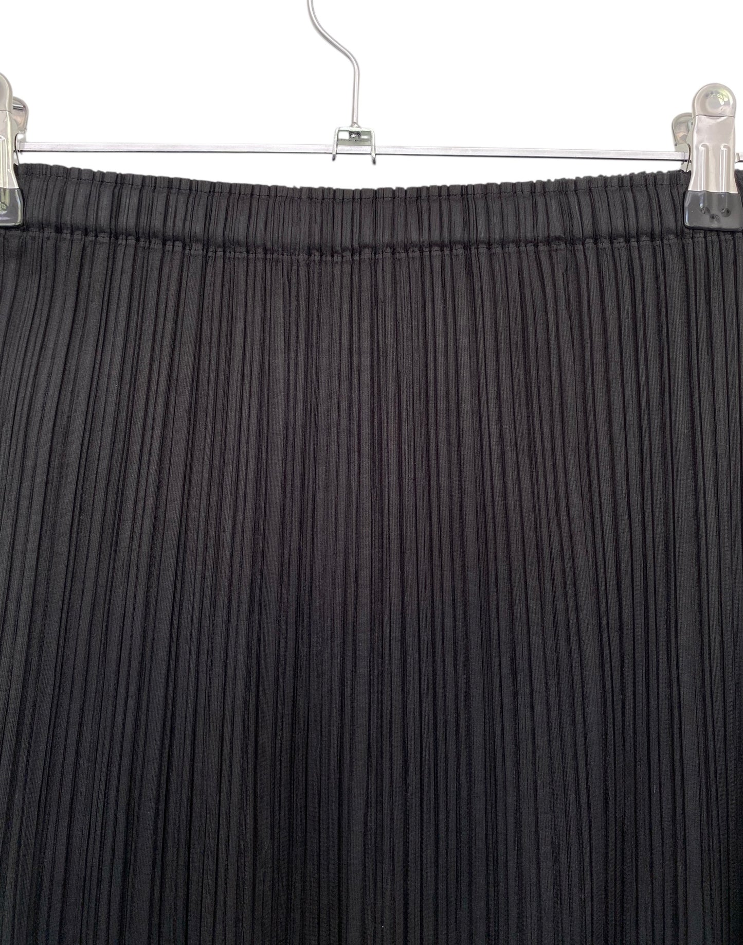 PLEATS PLEASE ISSEY MIYAKE Midi Ruffled Hem Skirt Size 1