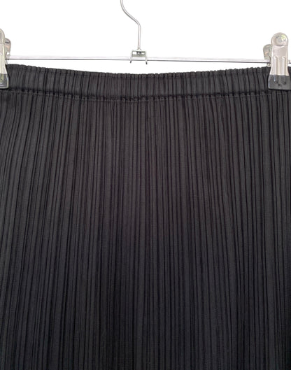 PLEATS PLEASE ISSEY MIYAKE Midi Ruffled Hem Skirt Size 1