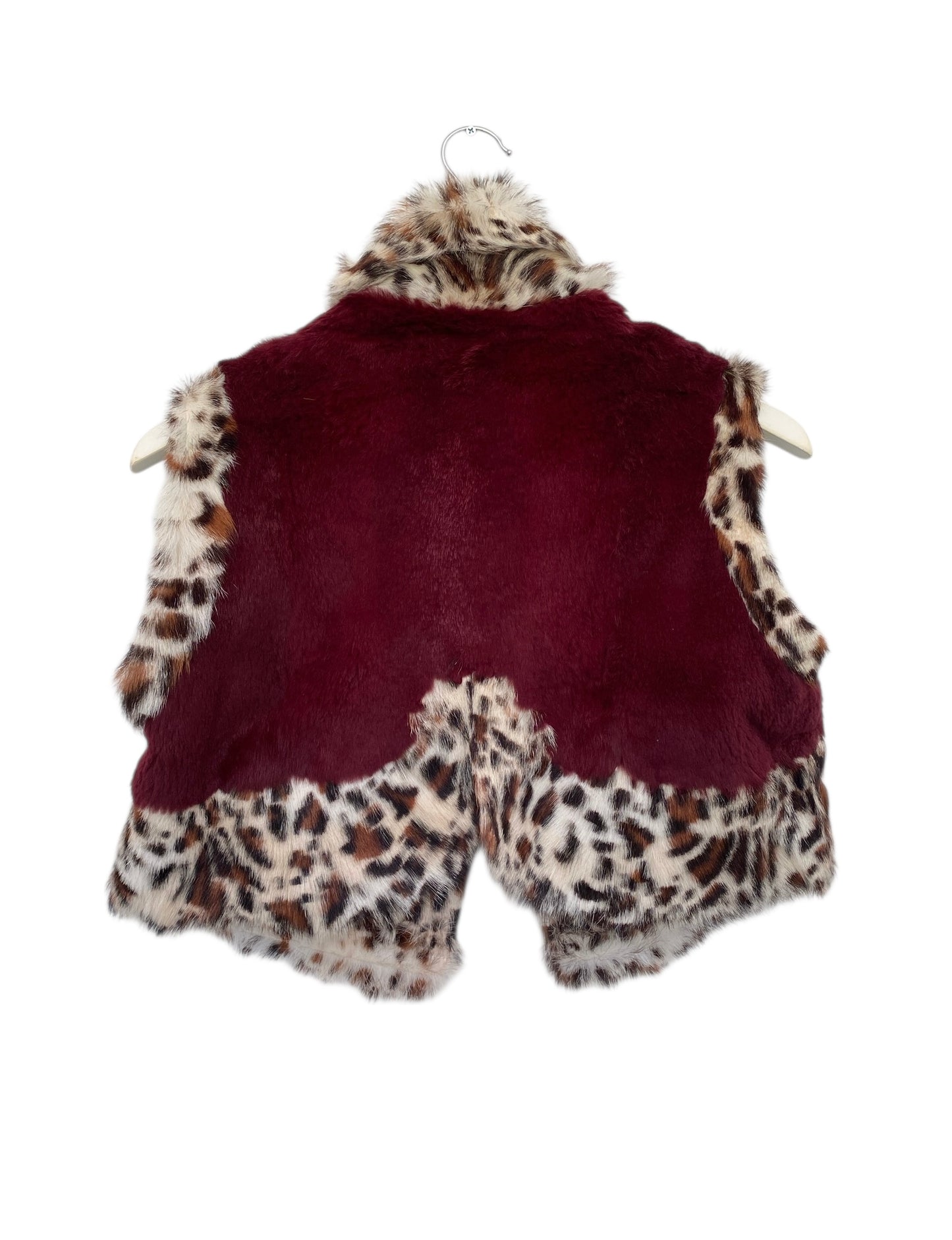 JOHN GALLIANO Fur Leopard print gilet