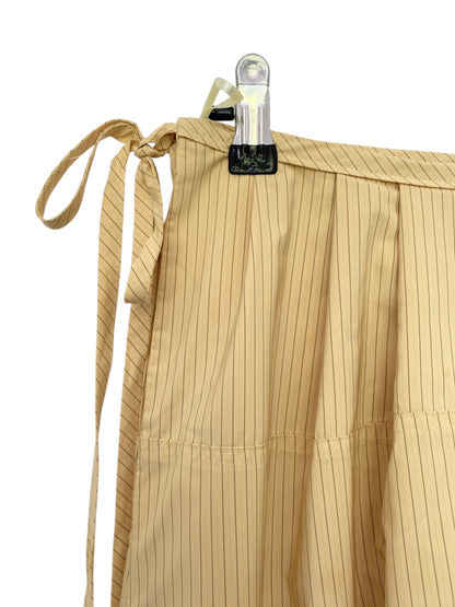 JIL SANDER Yellow Stripe Skirt Size XS