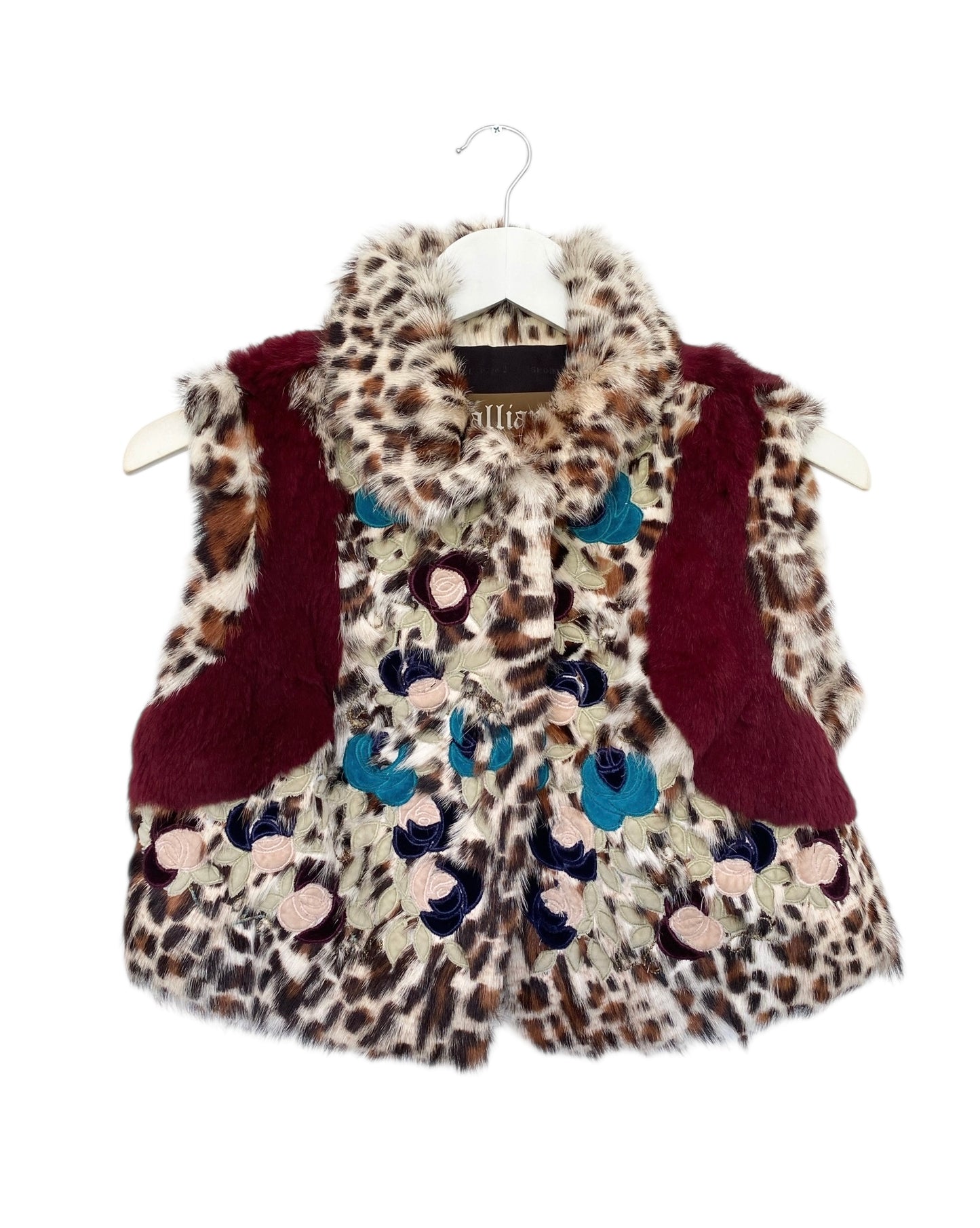 JOHN GALLIANO Fur Leopard print gilet