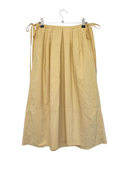JIL SANDER Yellow Stripe Skirt Size XS