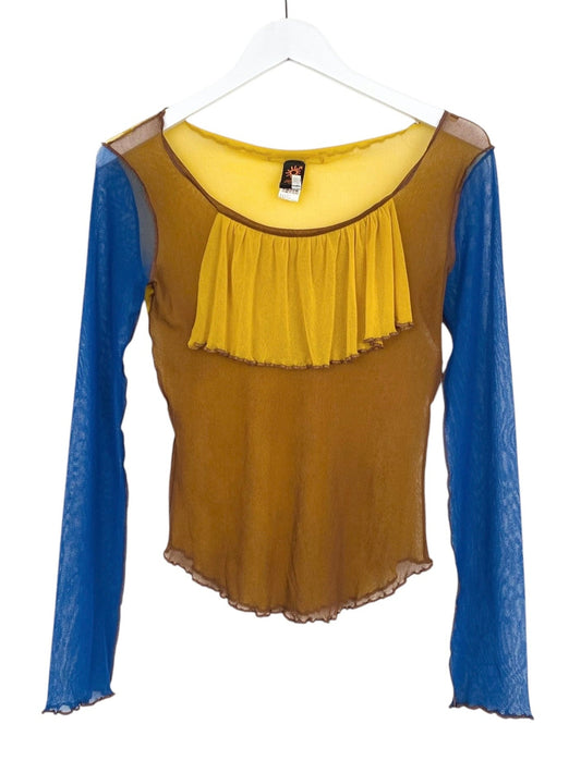JEAN PAUL GAULTIER MESH TOP Y2K